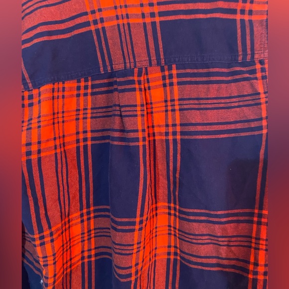 Navy and blue button up women’s size small - Picture 2 of 4